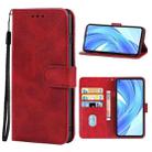 Leather Phone Case For Xiaomi Mi 11(Red) - 1