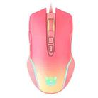 ONIKUMA CW905 RGB Lighting Wired Mouse(Peach) - 1