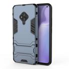 For Vivo S5 Shockproof PC + TPU Protective Case with Invisible Holder(Navy Blue) - 1