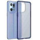 For OPPO Find X5 Pro Armor PC + TPU Shockproof Phone Case(Blue) - 1