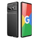 For Google Pixel 7 Pro Carbon Fiber Texture Shockproof TPU Phone Case(Black) - 1