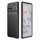 For Google Pixel 7 Carbon Fiber Texture Shockproof TPU Phone Case(Black) - 1