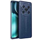 For Honor Magic4 Pro Litchi Texture Shockproof TPU Phone Case(Blue) - 1