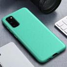 For Galaxy S20 Matted Texture Wheat Straw Protective Case(Green) - 1