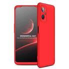 For OPPO Realme 9i GKK Three Stage Splicing PC Phone Case(Red) - 1