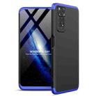 For Xiaomi Redmi Note 11S / 11 Global Version GKK Three Stage Splicing PC Phone Case(Black Blue) - 1