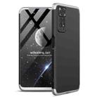 For Xiaomi Redmi Note 11S / 11 Global Version GKK Three Stage Splicing PC Phone Case(Black Silver) - 1