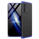 For vivo V23 Pro GKK Three Stage Splicing PC Phone Case(Black Blue) - 1