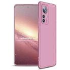 For Xiaomi 12 Pro GKK Three Stage Splicing PC Phone Case(Rose Gold) - 1