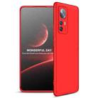 For Xiaomi 12 Pro GKK Three Stage Splicing PC Phone Case(Red) - 1