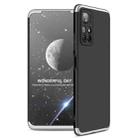 For Xiaomi Poco M4 Pro / Redmi Note 11 CN Version GKK Three Stage Splicing PC Phone Case(Black Silver) - 1