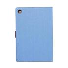 For Samsung Galaxy Tab A8 10.5 2021 X200 / X205 Denim Cloth Leather Smart Tablet Case(Light Blue) - 3
