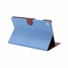 For Samsung Galaxy Tab A8 10.5 2021 X200 / X205 Denim Cloth Leather Smart Tablet Case(Light Blue) - 5