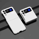 For Samsung Galaxy Z Flip3 5G Oil-sprayed PC Phone Case(White) - 1