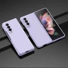 For Samsung Galaxy Z Fold3 5G Oil-sprayed PC Phone Case(Purple) - 1