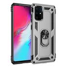 For Galaxy S20+ Shockproof TPU + PC Protective Case with 360 Degree Rotating Holder(Silver) - 1