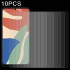 10 PCS 0.26mm 9H 2.5D Tempered Glass Film For Google Pixel 7 Pro 5G - 1