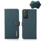 For Xiaomi Redmi Note 11 Pro 5G / 4G KHAZNEH Custer Genuine Leather RFID Phone Case(Green) - 1