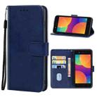 Leather Phone Case For Itel A16(Blue) - 1