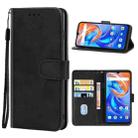 Leather Phone Case For Umidigi A13 Pro(Black) - 1