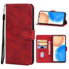 For Honor X8 4G/Tiffany-L026/Tiffany-L036 Leather Phone Case(Red) - 1