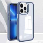 Charming Pupil II Transparent PC + TPU Phone Case For iPhone 12 Pro(Far Peak Blue) - 1
