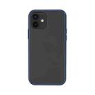 Skin Feel PC + TPU Phone Case For iPhone 12(Navy Blue) - 1