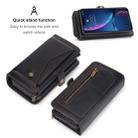 For iPhone XR POLA Multi-function TPU + PC Magnetic Horizontal Flip Leather Case with Holder & Card Slots & Wallet & Photo Frame(Black) - 5
