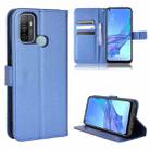 For OPPO A53 2020 / A32 2020 / A53S / A33 Diamond Texture Leather Phone Case(Blue) - 1