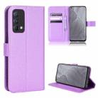 For OPPO Realme GT Master / Realme Q3 Pro Diamond Texture Leather Phone Case(Purple) - 1