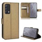 For OPPO Realme GT Master / Realme Q3 Pro Diamond Texture Leather Phone Case(Brown) - 1