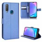 For vivo Y17 / Y15 / Y12 / Y3 / U10 Diamond Texture Leather Phone Case(Blue) - 1