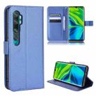 For Xiaomi Mi CC9 Pro / Note 10 / Note 10 Pro Diamond Texture Leather Phone Case(Blue) - 1