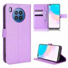 For Huawei Nova 8i / Honor 50 Lite Diamond Texture Leather Phone Case(Purple) - 1