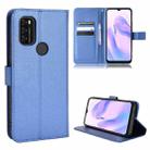 For Blackview A70 2021 Diamond Texture Leather Phone Case(Blue) - 1