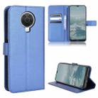 For Nokia G10 / G20 / 6.3 Diamond Texture Leather Phone Case(Blue) - 1