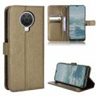 For Nokia G10 / G20 / 6.3 Diamond Texture Leather Phone Case(Brown) - 1