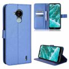 For Nokia C30 Diamond Texture Leather Phone Case(Blue) - 1