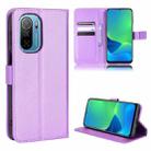 For Ulefone Note 13P Diamond Texture Leather Phone Case(Purple) - 1