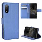 For Sony Xperia ACE  II / SO-41B Diamond Texture Leather Phone Case(Blue) - 1
