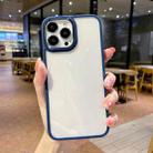 PC + TPU Shockproof Protective Phone Case For iPhone 13 Pro Max(Dark Blue) - 1