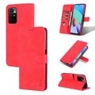 For Xiaomi Redmi Note 11 4G Global / Note 11S AZNS Skin Feel Calf Texture Horizontal Flip Leather Phone Case(Red) - 1