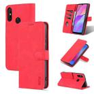 For Huawei Enjoy 20e AZNS Skin Feel Calf Texture Horizontal Flip Leather Phone Case(Red) - 1