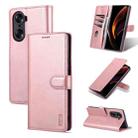 For Honor 60 AZNS Skin Feel Calf Texture Horizontal Flip Leather Phone Case(Rose Gold) - 1