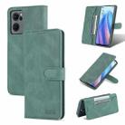 For OPPO Reno7 5G AZNS Dream II Skin Feel Horizontal Flip Leather Case(Green) - 1