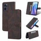 For OPPO Reno7 5G AZNS Dream II Skin Feel Horizontal Flip Leather Case(Coffee) - 1