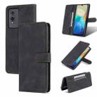 For vivo Y76s 5G / Y74s AZNS Dream II Skin Feel Horizontal Flip Leather Case(Black) - 1