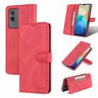 For vivo Y76s 5G / Y74s AZNS Dream II Skin Feel Horizontal Flip Leather Case(Red) - 1