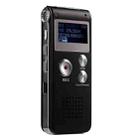 SK-012 4GB USB Dictaphone Digital Audio Voice Recorder with WAV MP3 Player VAR Function(Black) - 1