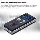 SK-012 16GB USB Dictaphone Digital Audio Voice Recorder with WAV MP3 Player VAR Function(Purple) - 5